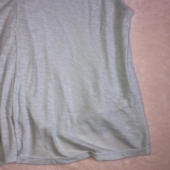 Free People Intimately Light Blue Lounge Ribbed Tank Top - Picture 3 of 6
